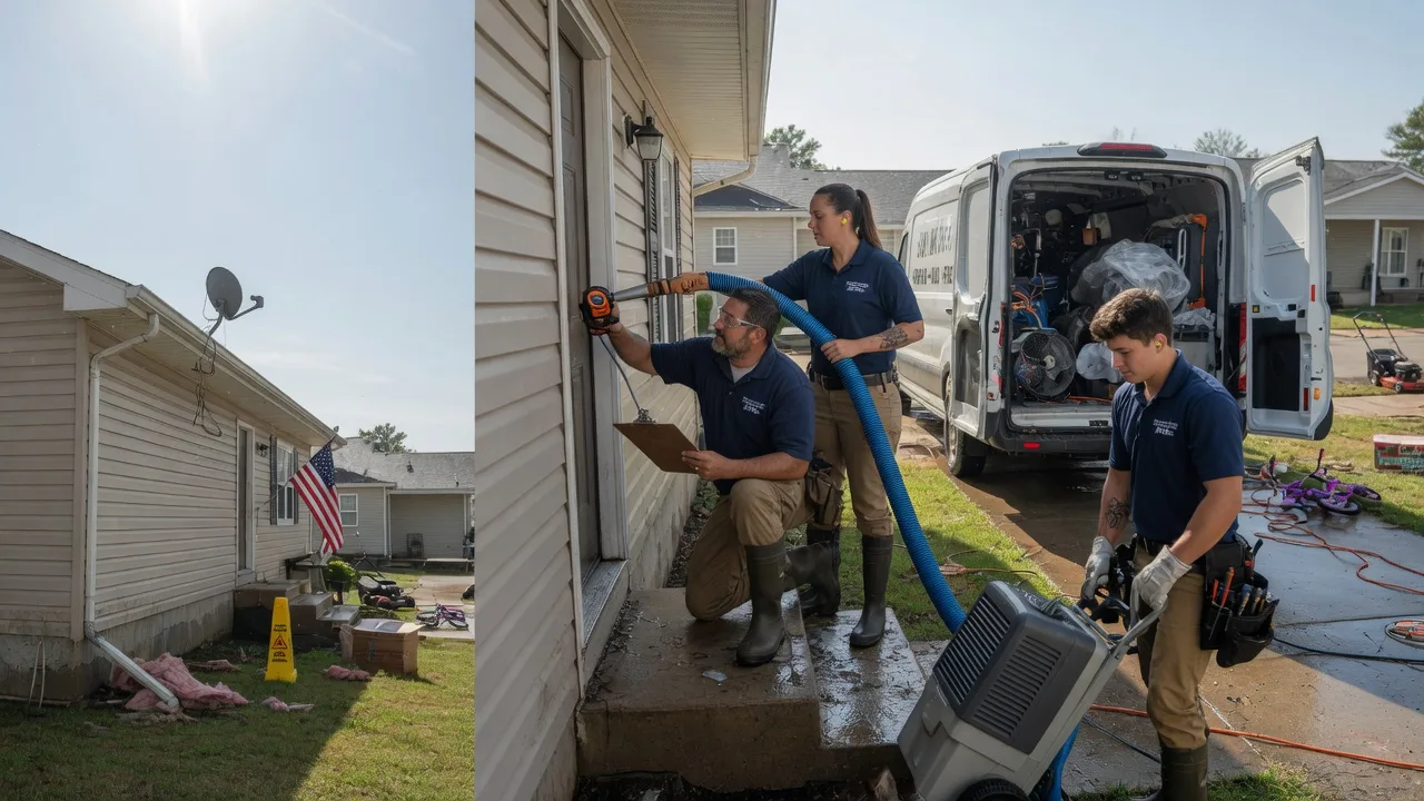 Ceiling Water Damage Restoration in Vendor, AR near me